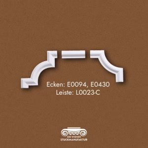 Ecken und Leisten Kombination