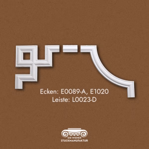 Ecken und Leisten Kombination